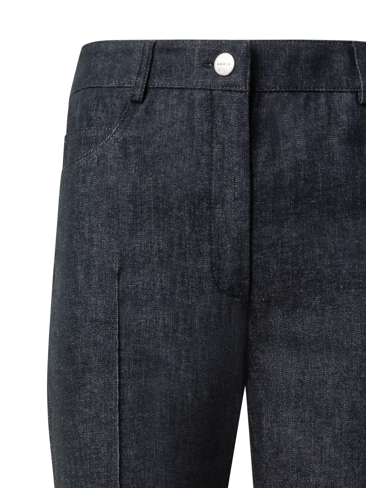 Bootcut Cotton Denim Stretch Pants - Image 4