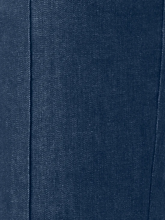 Bootcut Cotton Denim Stretch Pants - Image 5