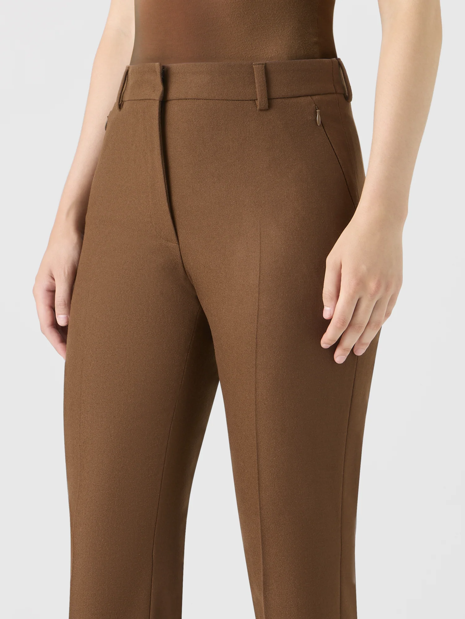 Bootcut Wool Stretch Flannel Pants - Image 3