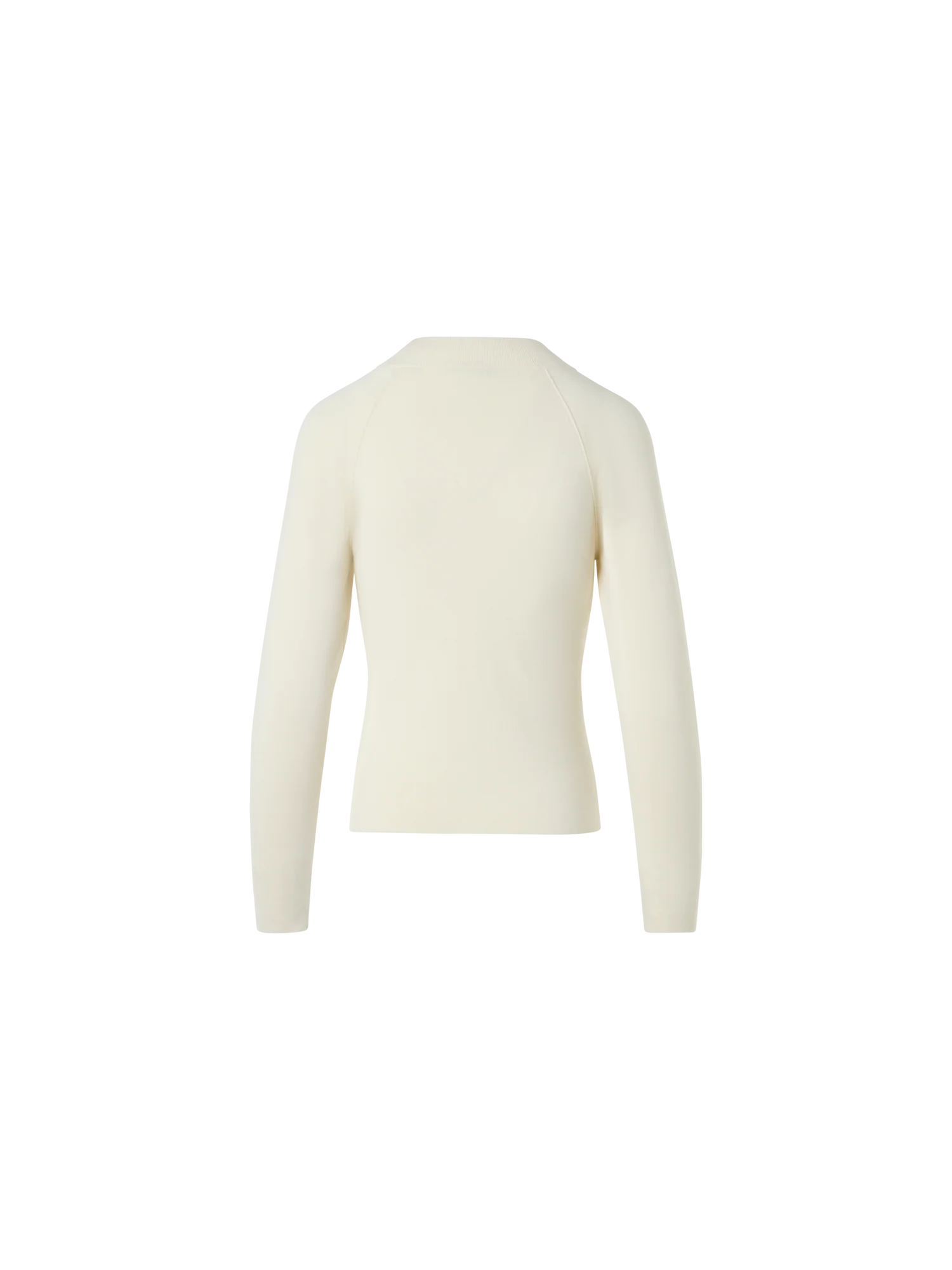 Fitted Cashmere Silk Knit Sweater - Image 4