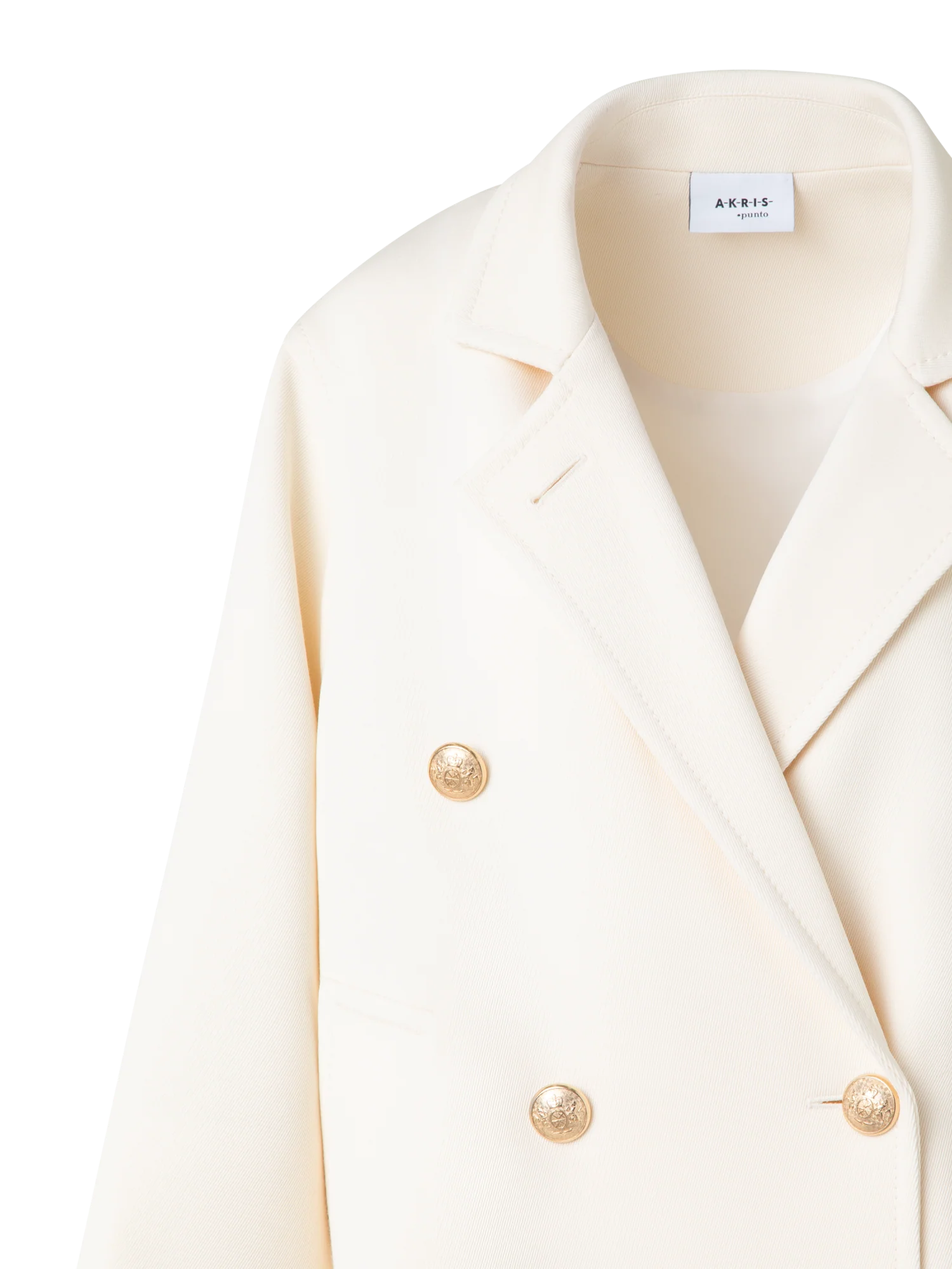 Double-Breasted Wool Pea Coat - Image 5