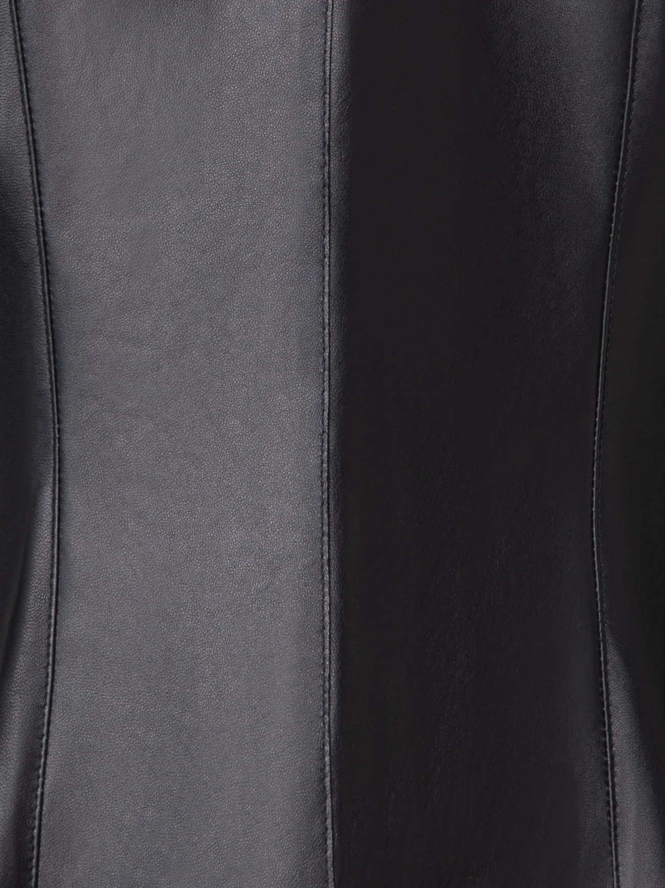 Fitted Leather Blouse - Image 6