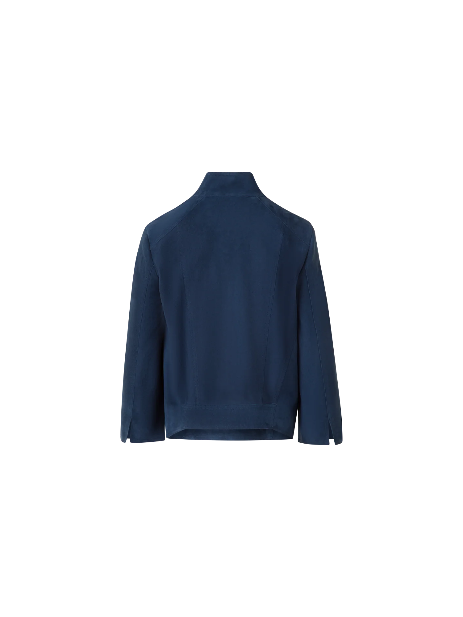 Goat Suede V-Neck Short Jacket - Image 4