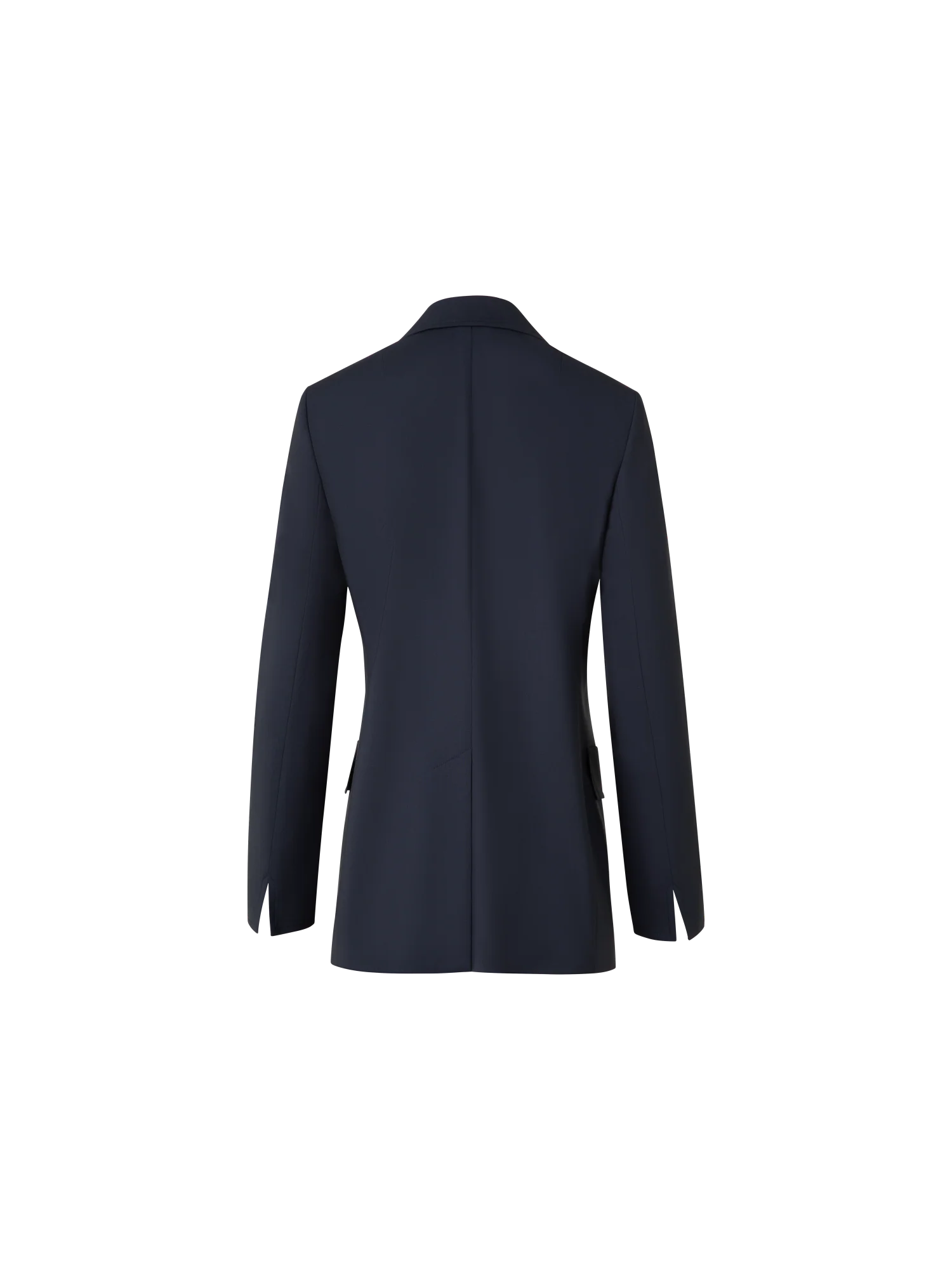 Long Boyfriend Jacket in Cool Wool - Image 4
