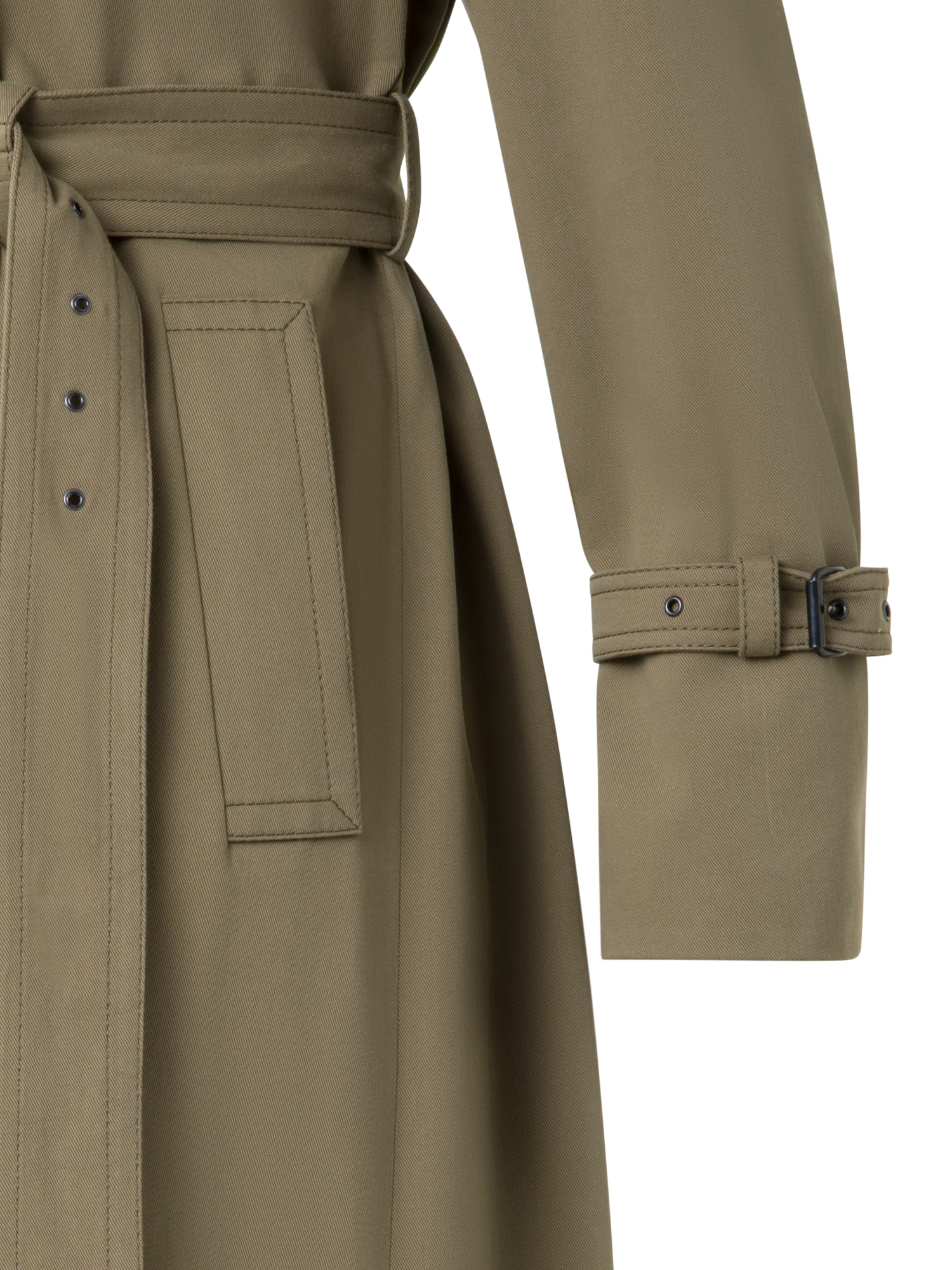 Long Water Repellent Maxi Trench Coat - Image 3