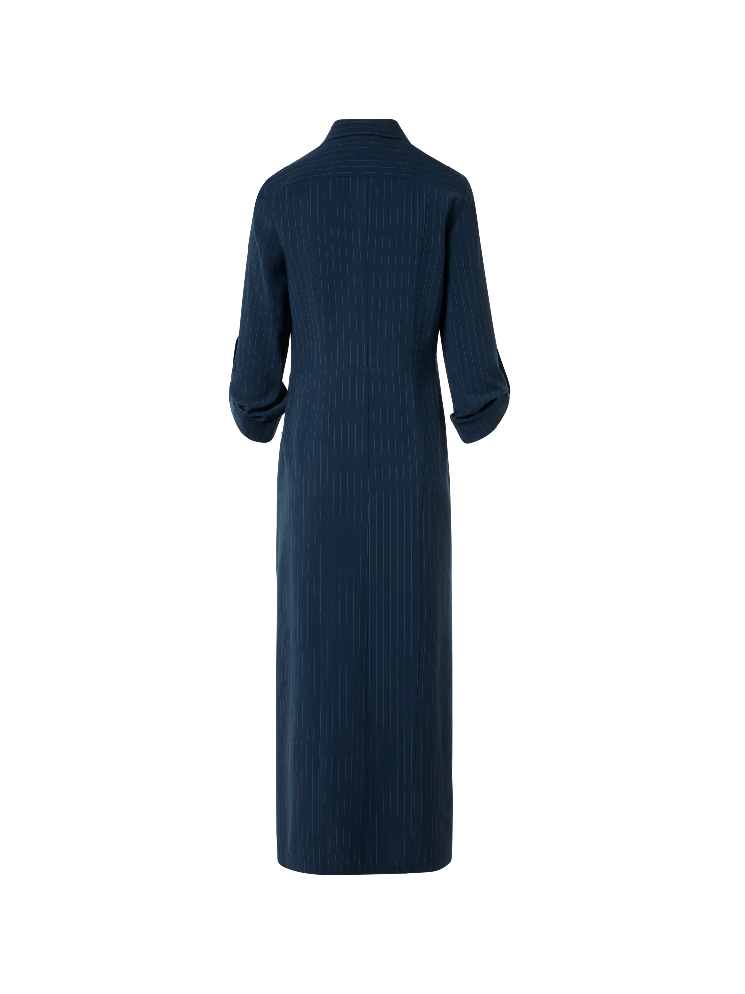 Midi Shirt Dress in Linen Viscose - Image 3