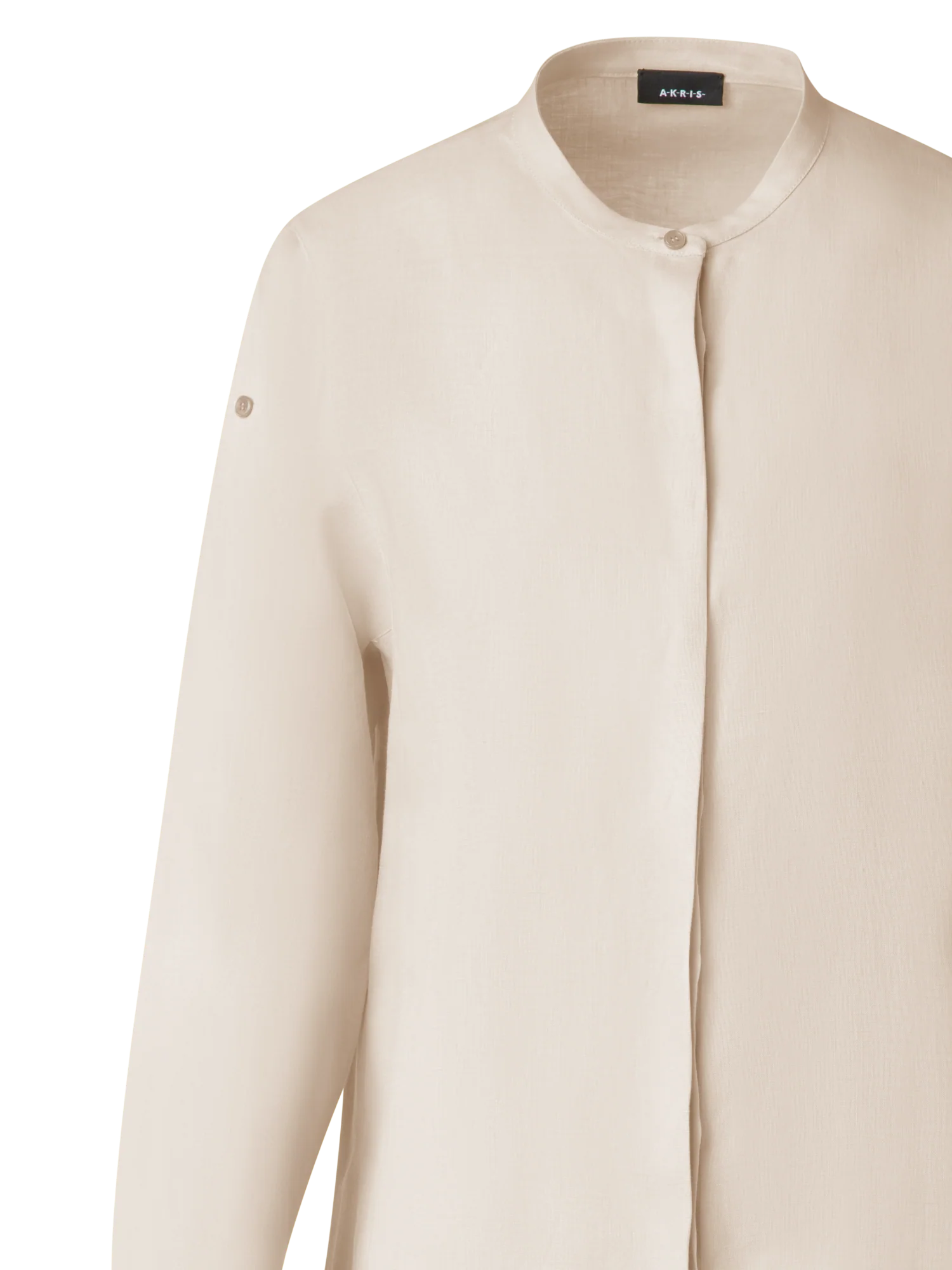 Oversized Tunic Blouse in Linen - Image 4