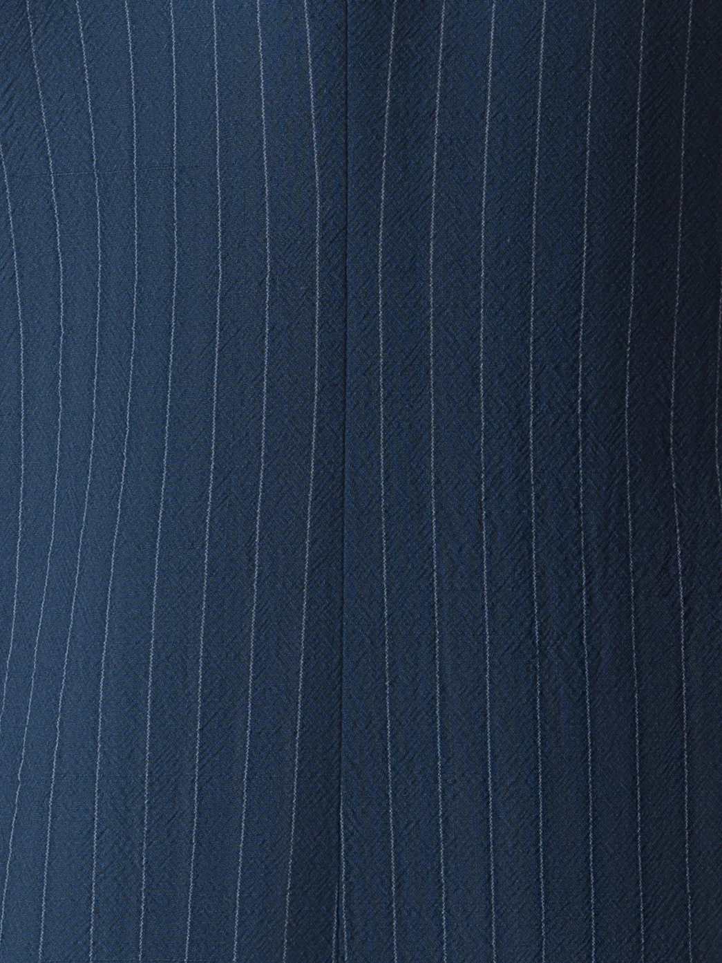Relaxed Boyfriend Blazer in Striped Cool Wool - Image 6