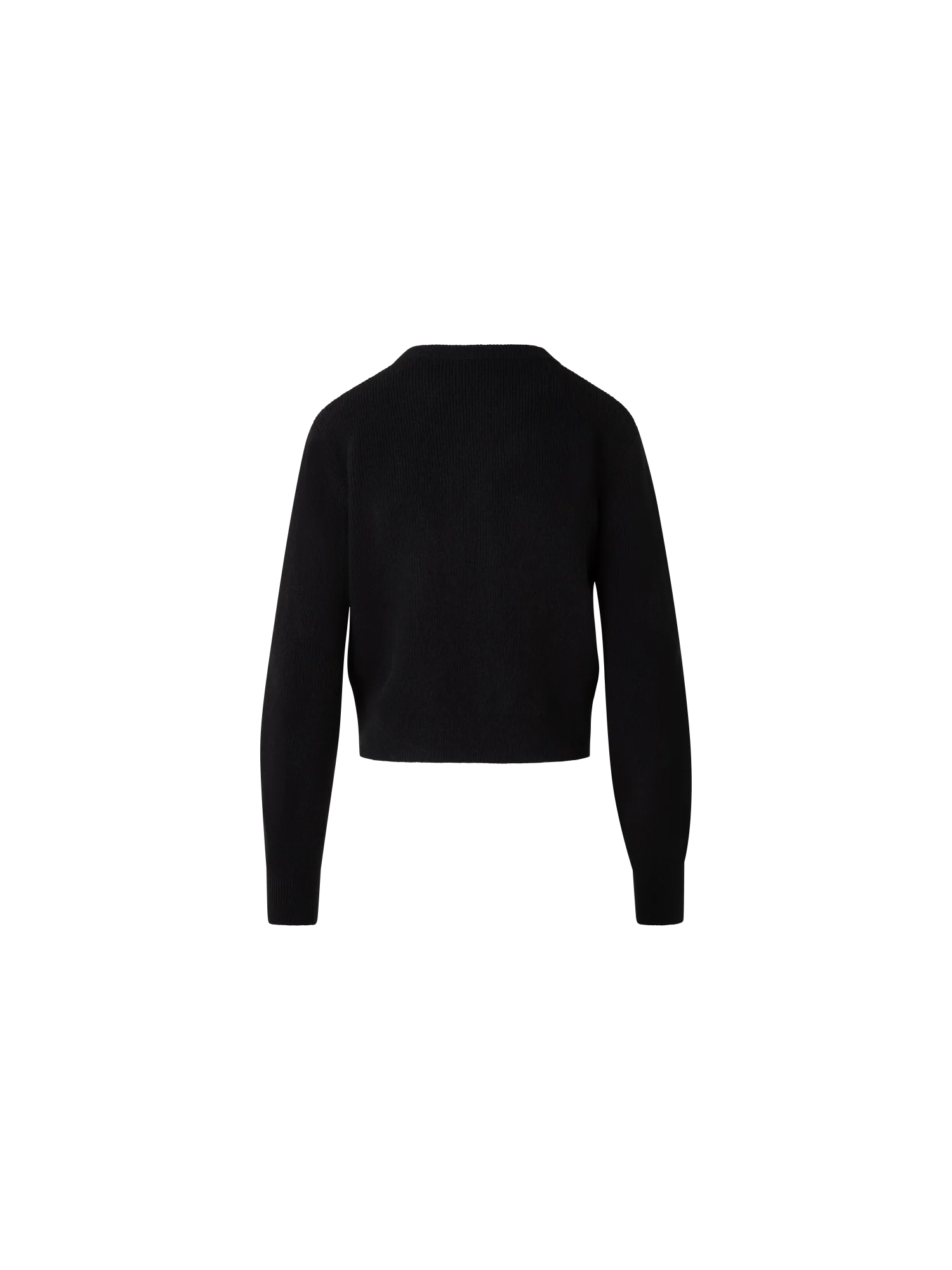 Ribbed Cashmere Cardigan with Gold Buttons - Image 4