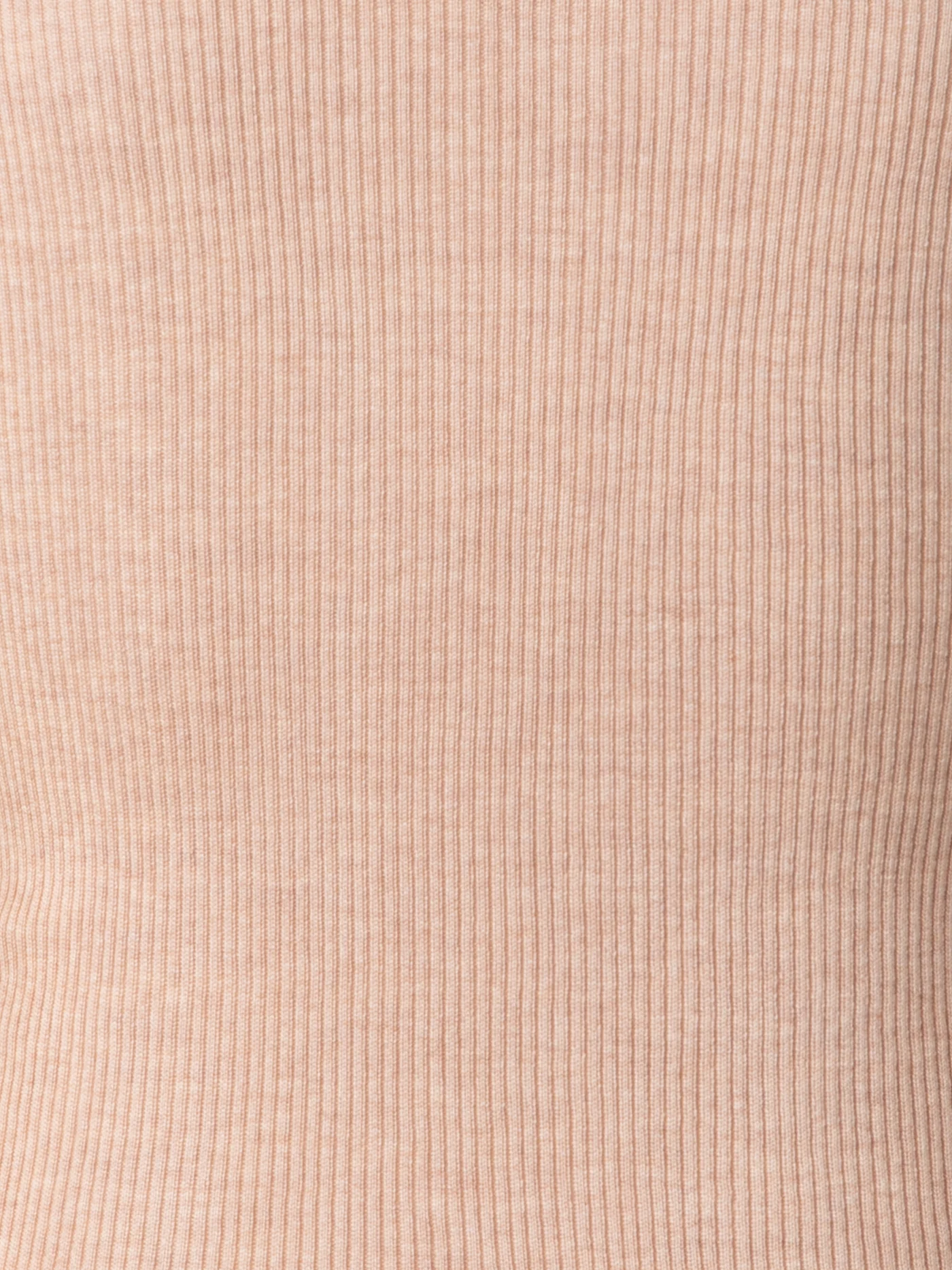Seamless Rib Silk Cotton Knit Crew Neck Sweater - Image 6