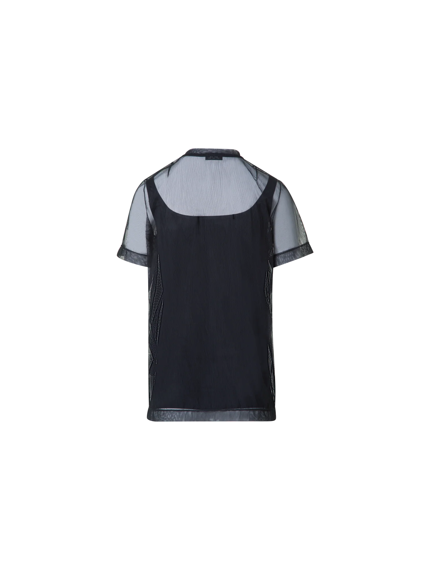 Sheer Tulle T-Shirt with Tank Top - Image 4