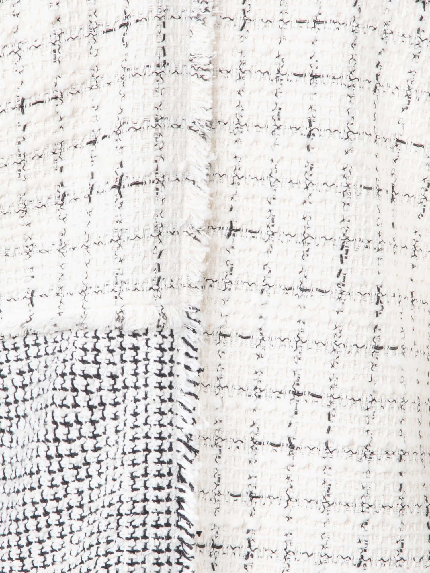 Short Jacket in Patchwork Tweed - Image 6