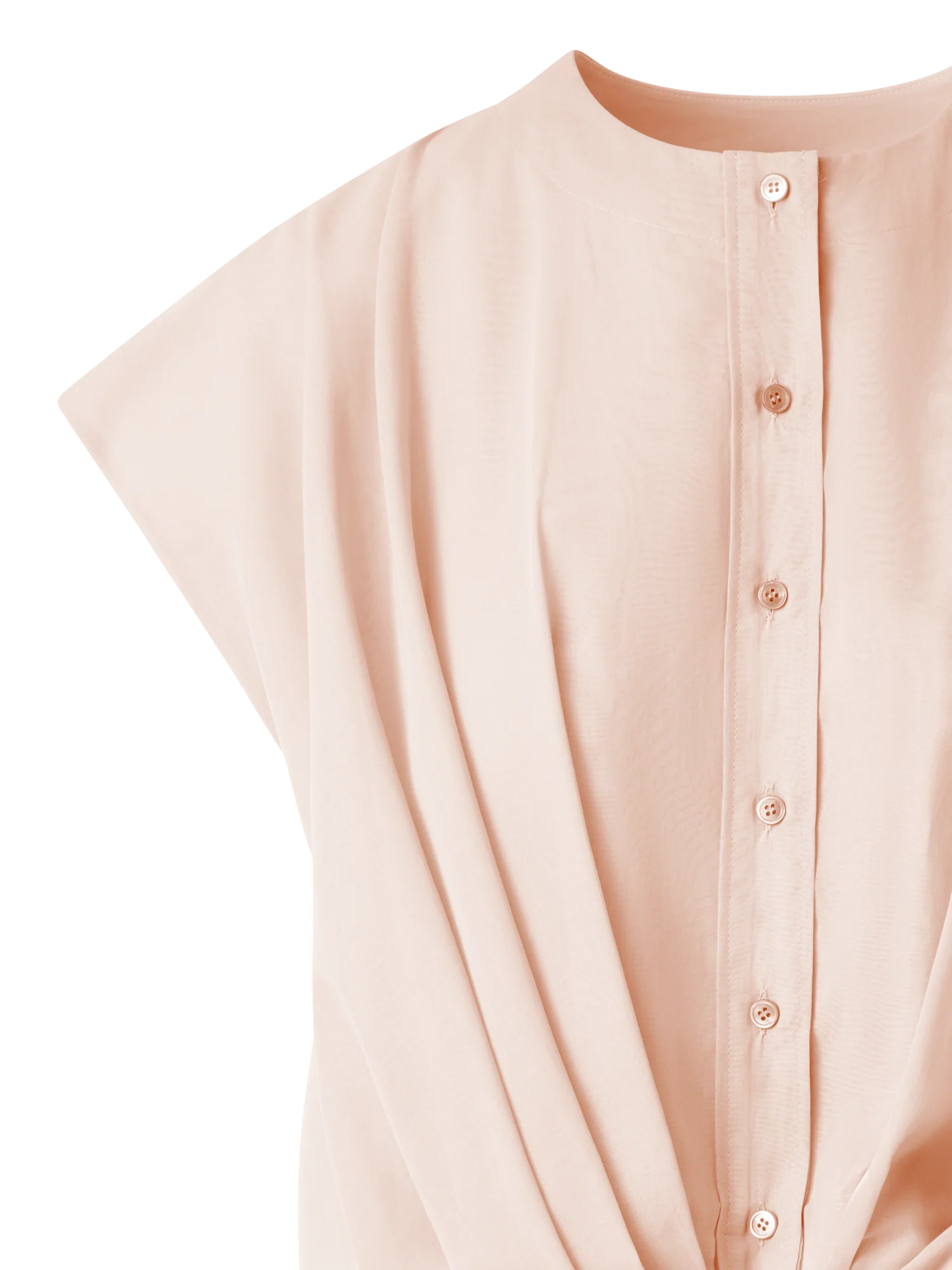 Sleeveless Cotton Voile Blouse - Image 4
