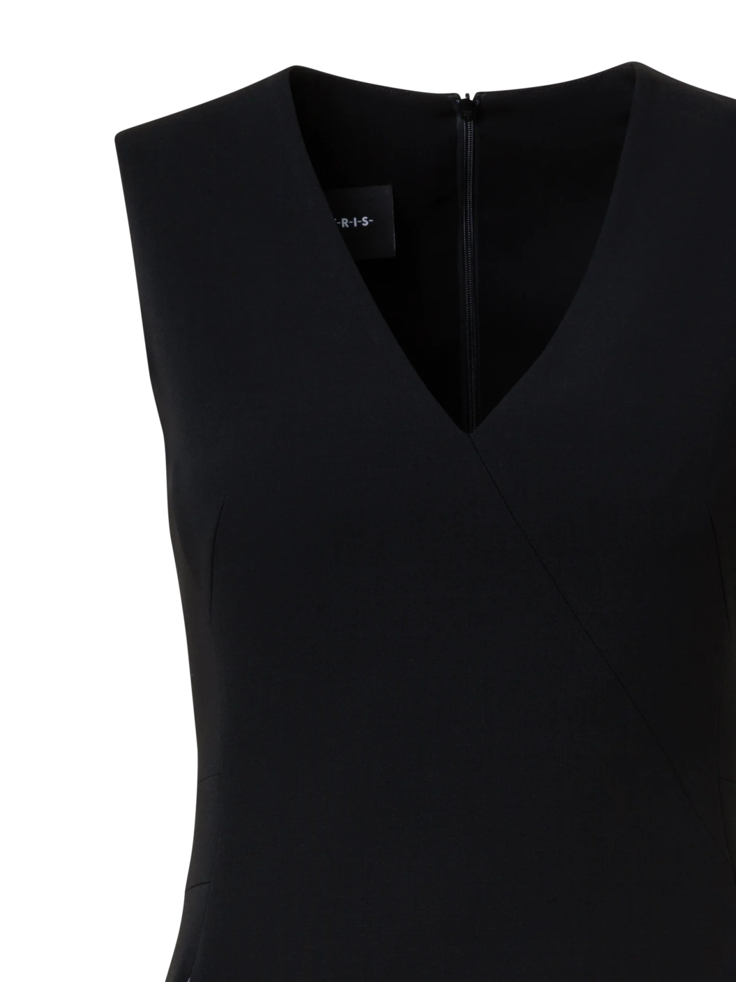Sleeveless Wool Double-Face Sheath Dress - Image 3