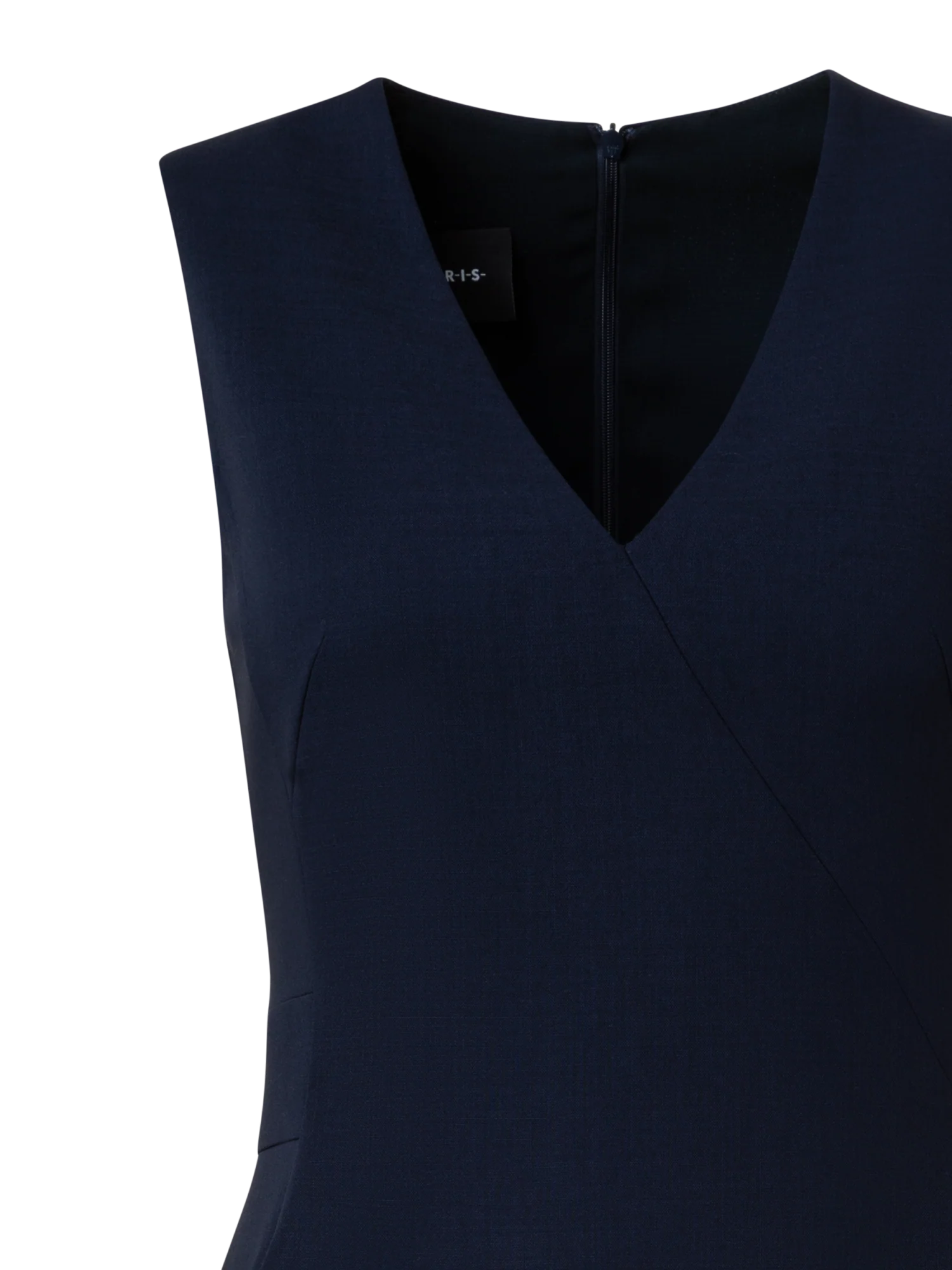 Sleeveless Wool Double-Face Sheath Dress - Image 3