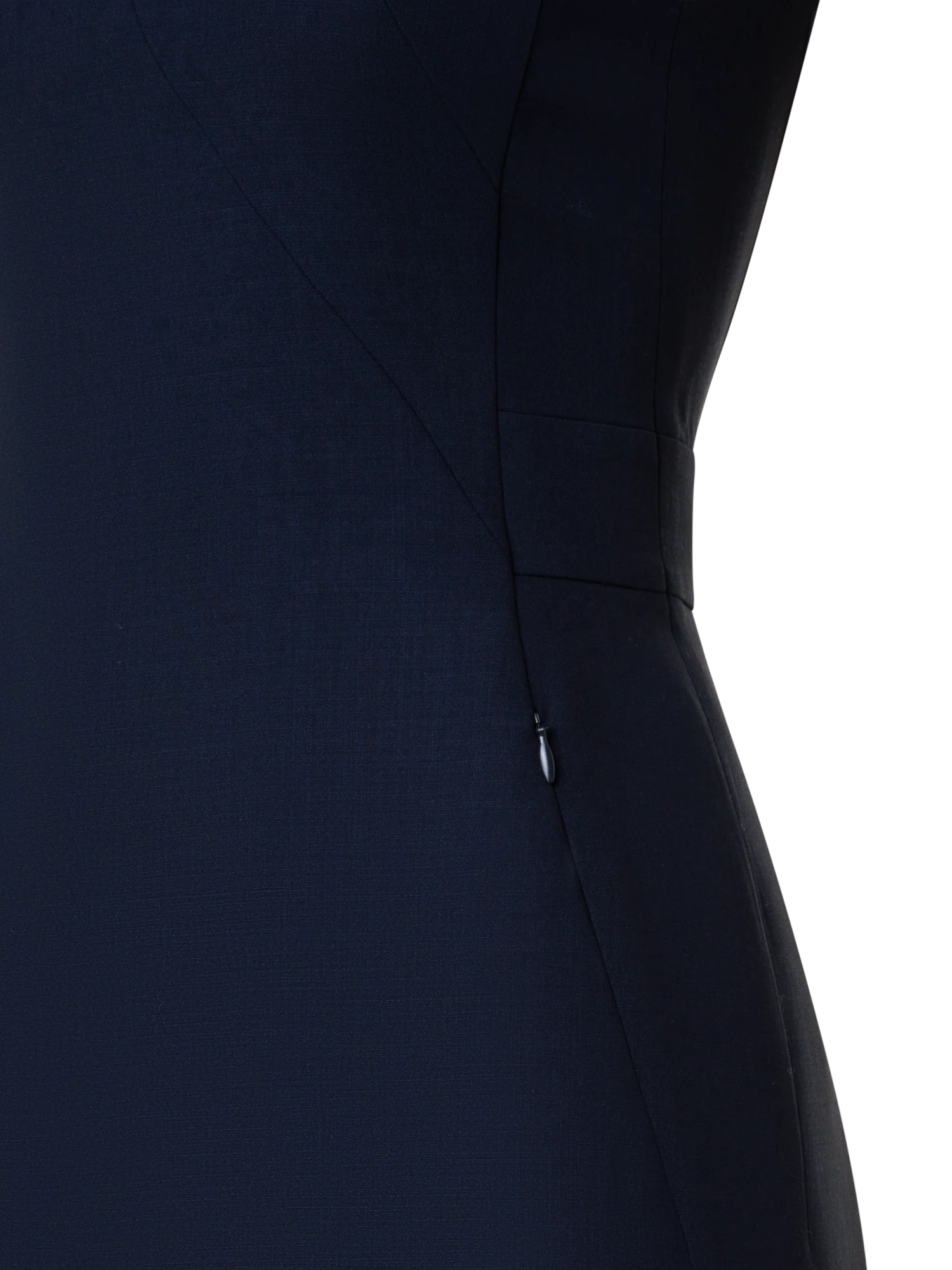 Sleeveless Wool Double-Face Sheath Dress - Image 4