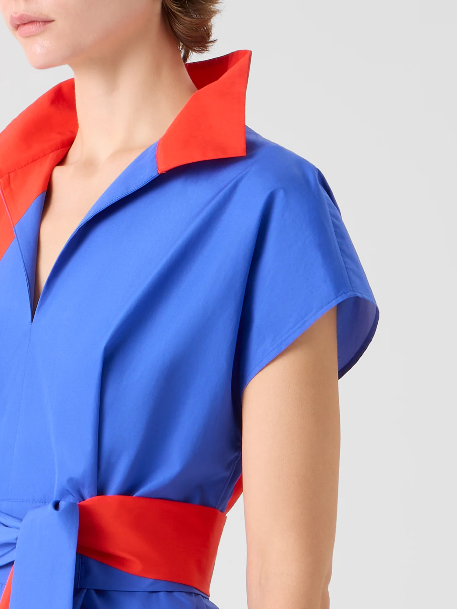 Cotton Shirt Dress with High Plains Print - Image 4