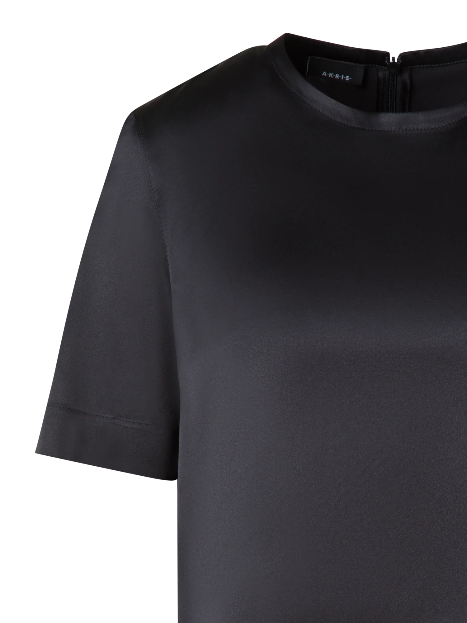 T-Shirt Blouse in Silk Satin - Image 4