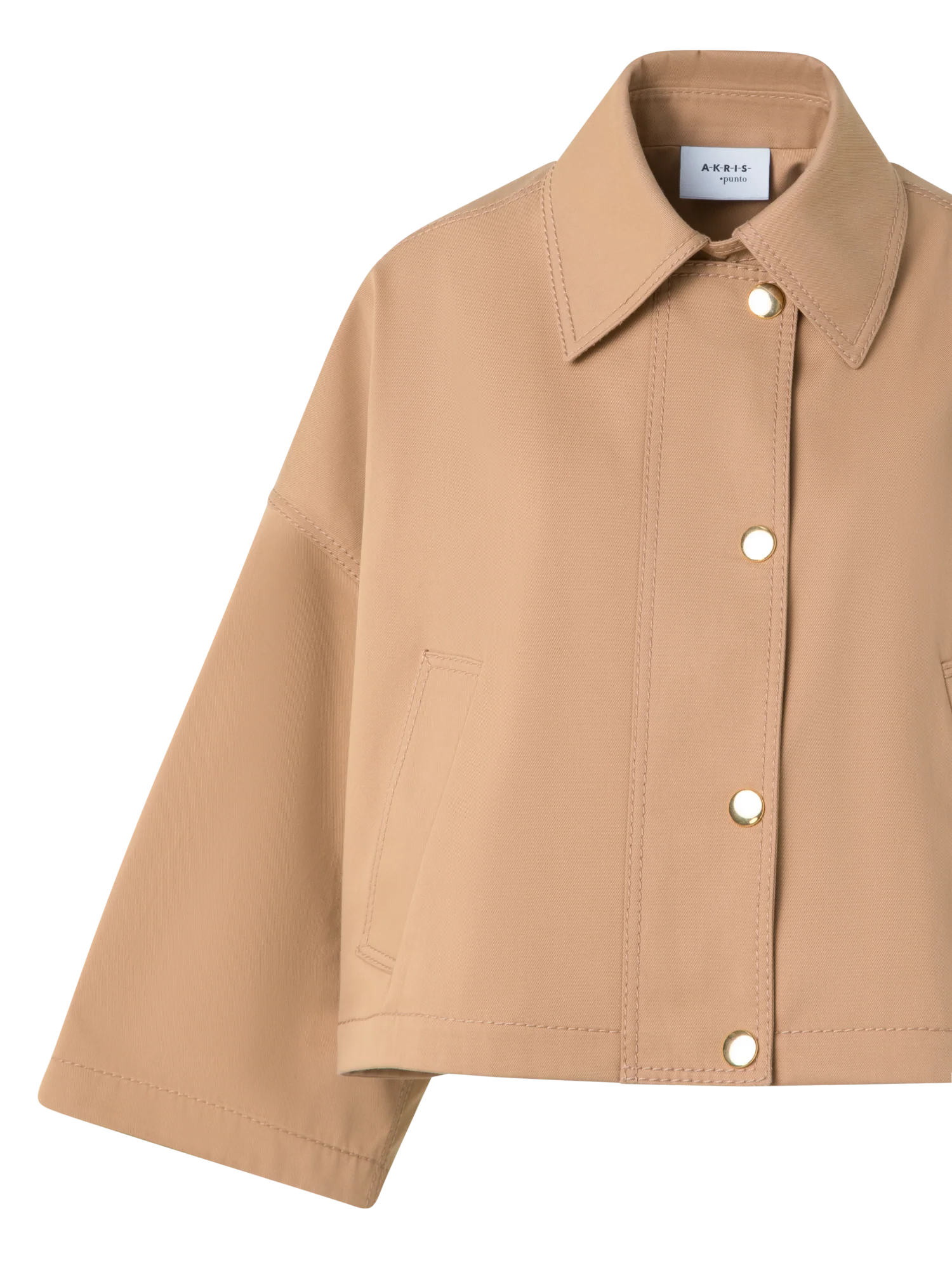 Water-Repellent Cotton Gabardine Jacket - Image 5